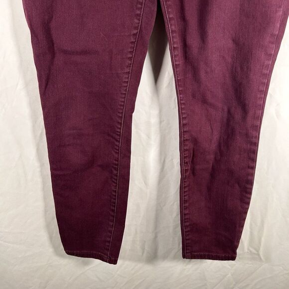 Gap Jeans Women's 4 Purple Favorite Jegging Denim Cotton Blend Button Zip - Picture 3 of 8
